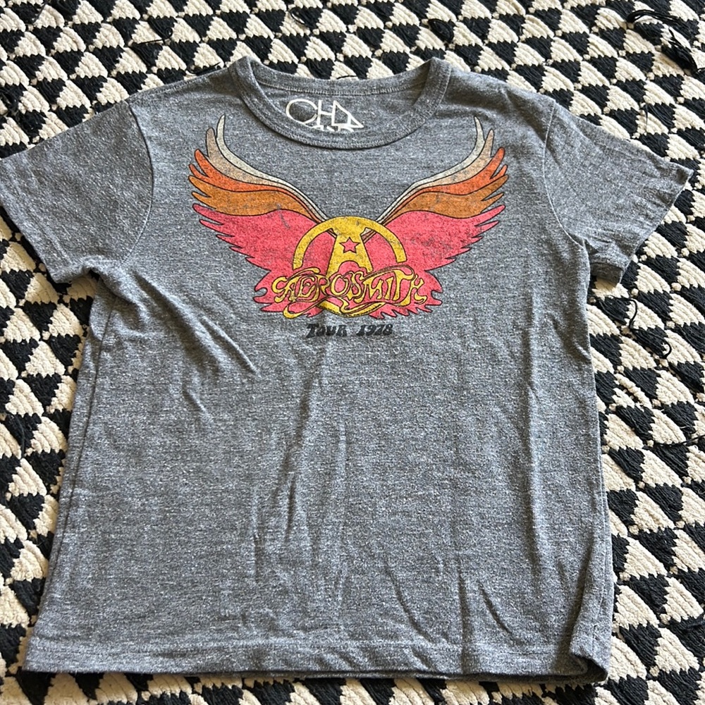 Chaser kids Aerosmith TOUR 1978 t-shirt!